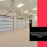 clean flake finish after putting epoxy on garage floor